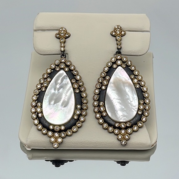 Freida Rothman Jewelry - Freida Rothman mother of pearl tear drop earrings